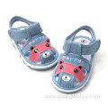 light blue baby boy sandals with sound